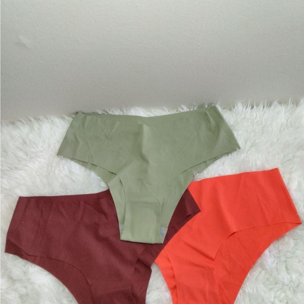 Casual green, orange, and brown High-Waisted Bottoms XL
